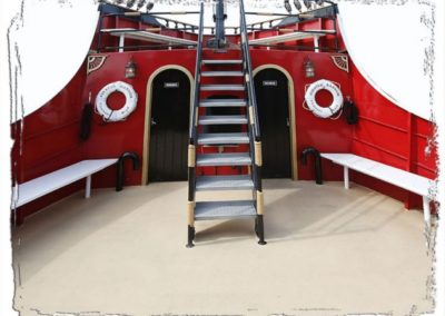 Captain Memos Pirate Ship Front Deck